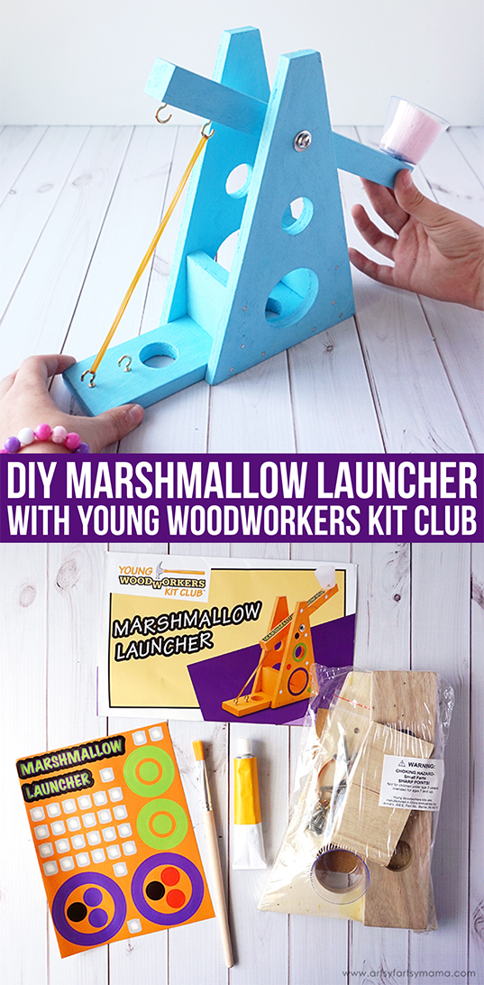 DIY Marshmallow Launcher from Young Woodworkers Kit Club