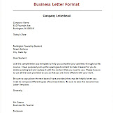 Business Letter Contoh Surat Bisnis