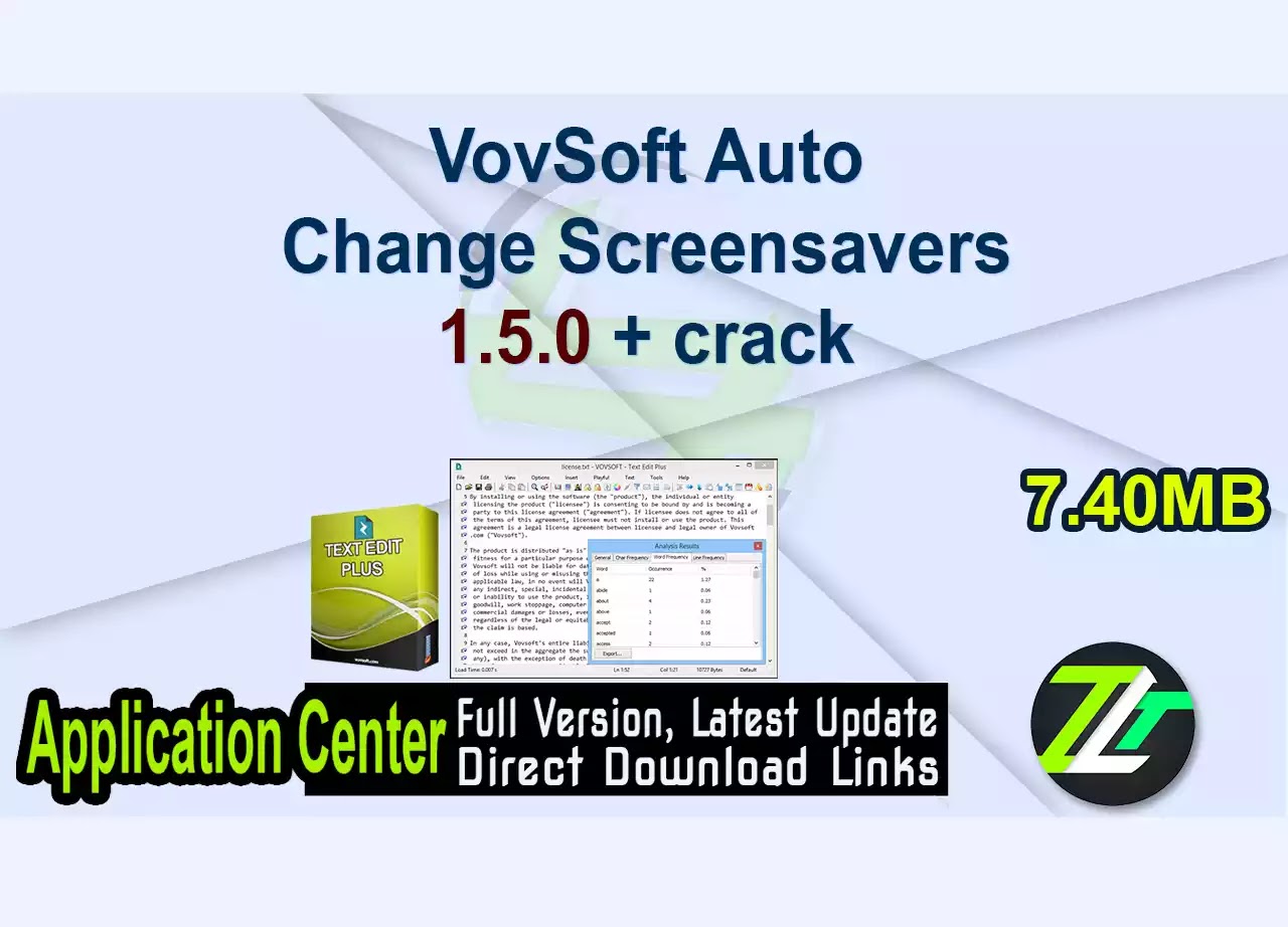 VovSoft Auto Change Screensavers 1.5.0 + crack 