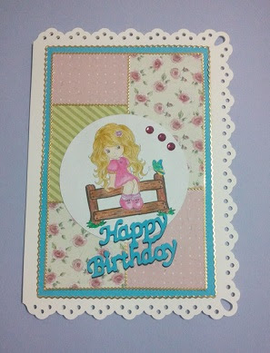 Handmade Birthday Card For Girls