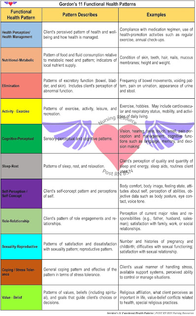 Gordon’s 11 Functional Health Pattern, Functional Health Pattern, Gordon’s Functional Health Pattern, Gordon’s 11 FHP, Gordon FHP, Gordon Functional Health Pattern, FHP, Nursing, Post RN BSN Nursing