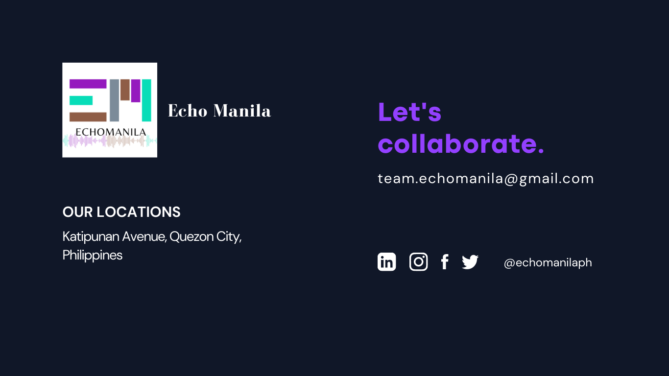 echo manila contact page