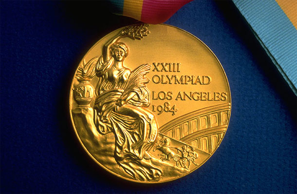 medalla olimpica los angeles