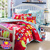 Sprei dan Bed Cover Star Motif Apollo Merah