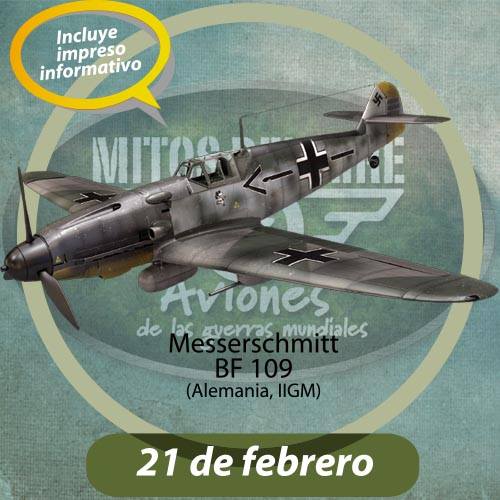 coleccion mitos del aire, messerschmitt bf 109 1:72