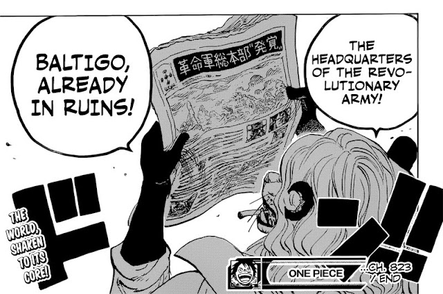 Sinopsis One Piece 823: Persiapan Reverie dan Hancurnya Markas Tentara Revolusi