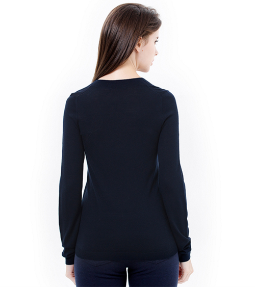 V-Neck Long Sleeved Pullover