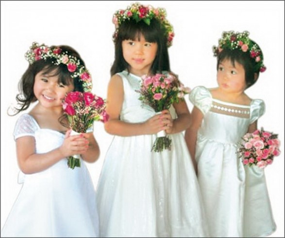 Beautiful Kids Wedding Dress Fashion Design