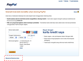 cara buat akun paypal