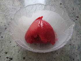 Sorbet à la fraise