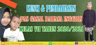 PAS Gasal, Tes, Kelas 7, VII, SMP MTs, terbaru, 2020