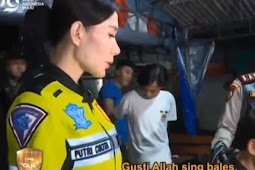Polwan Briptu Putri Sirty Cikita Sabunge Disorot Netizen Setelah Marahi Pria yang Sedang Makan