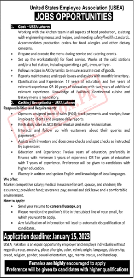 United State Employee Association USEA Jobs 2023g