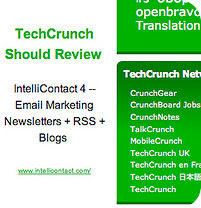 Adsense Techcrunch.com campaign