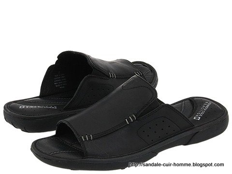 Sandale cuir homme:cuir-675591