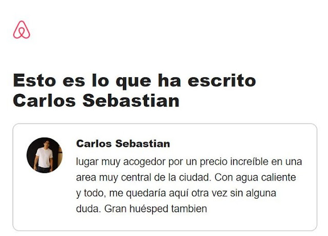 Carlos Sebastian "lugar muy acogedor por un precio increíble en una area muy central de la ciudad. Con agua caliente y todo, me quedaría aquí otra vez sin alguna duda. " https://ift.tt/6wZt5H2 #airbnb #guayaquil #ecuador