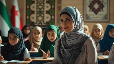 Pakistani teacher working in an international Islamic school in UAE.