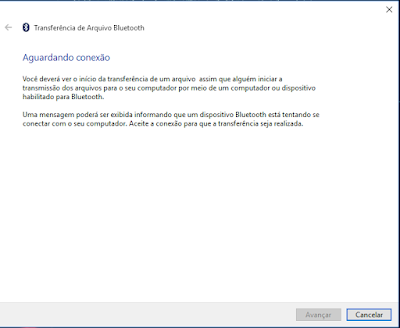 Como enviar arquivos via Bluetooth para o computador