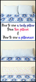 DIY body pillow and pillowcase 