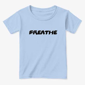 Breathe Toddler Classic Tee Shirt Baby Blue