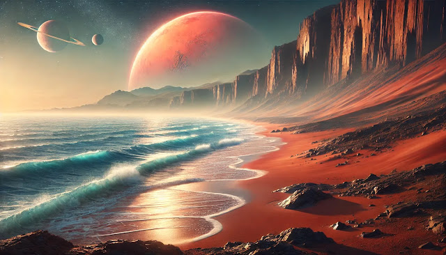 Mars ocean