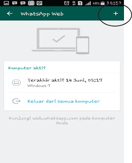 gambar tampilan aplikasi whatsapp pada ponsel