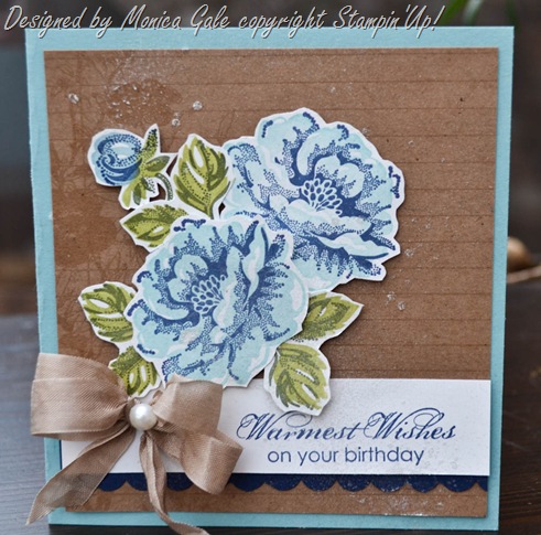 stampin'Up! Stippled Blossoms with Monica Gale, check her blog for more ideas_