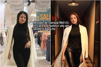 Modal tak sampai RM100, ini cara ber'fashion' ala-ala selebriti Raya ni.