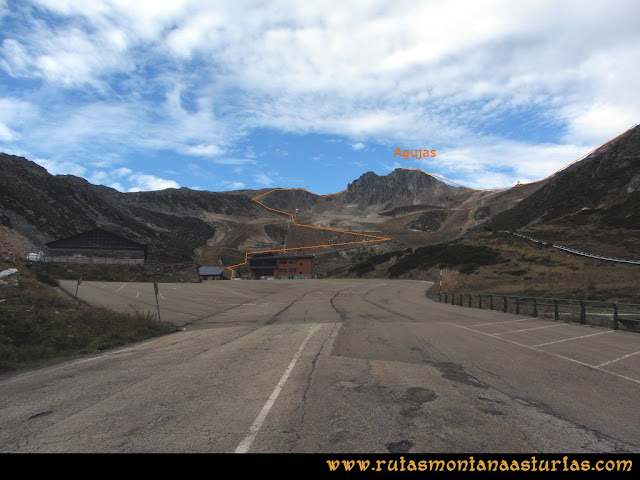 Ruta Pico Toneo y Peña Agujas: Camino de la estación al Agujas