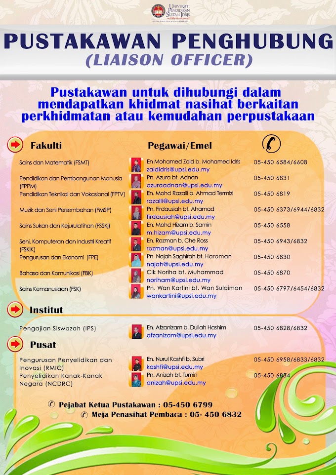 berita@pustaka : Pustakawan Penghubung l Liaison Officer