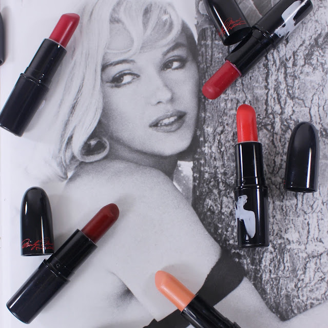 MAC MONDAY | MAC X Marilyn Monroe Lipsticks swatches & Review