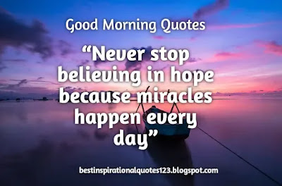 Positive Quotes on Good Morning, 