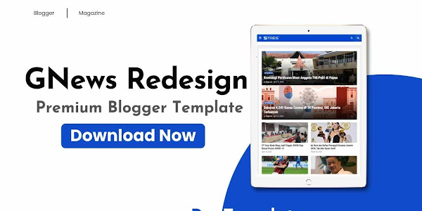 GNews Redesign Premium Blogger Template Free Download 