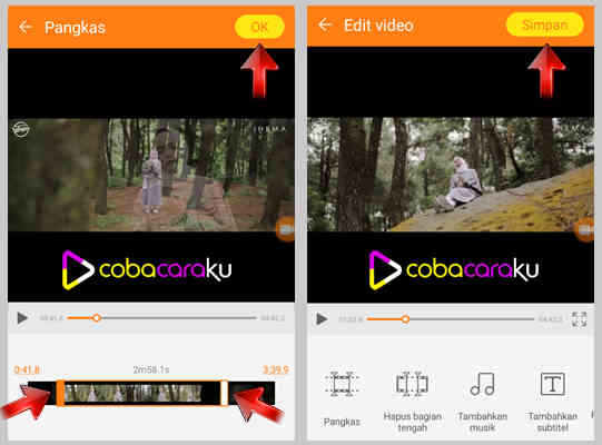 Cara Praktis Potong dan Edit Video di Handphone Android Cara Praktis Memotong dan Edit Video di Handphone Android