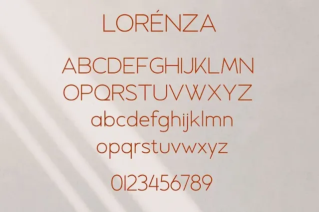 Lorenza Elegant Sans Font Family