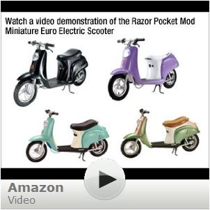 Razor Electric Pocket Mod Scooter Betty Purple