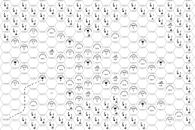 Barrowmaze Barrow Mounds Player Hex Map Printable