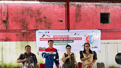 Pertamina Patra Niaga dan BPBD Bitung Sosialisasikan Pengurangan Gas Rumah Kaca di Kecamatan Maesa