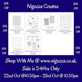 Nigezza Creates with Stampin' Up! 24hr Sale 15% off Stamp sets