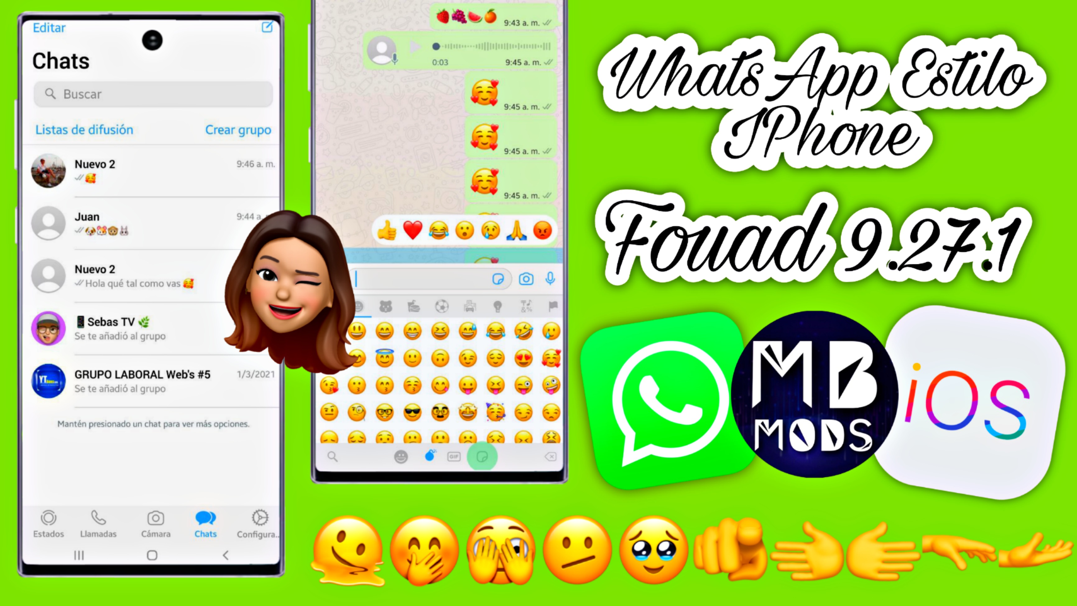 Como hacer emojis con tu cara en iphone