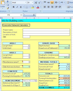 concrete estimate form concrete estimate calculator concrete estimate formula concrete estimate cost concrete estimate sheet