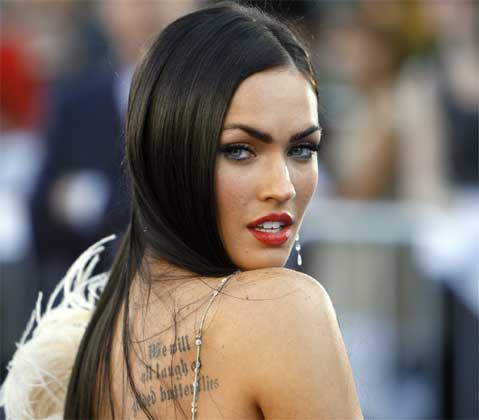 Megan Fox Tattoos 2012