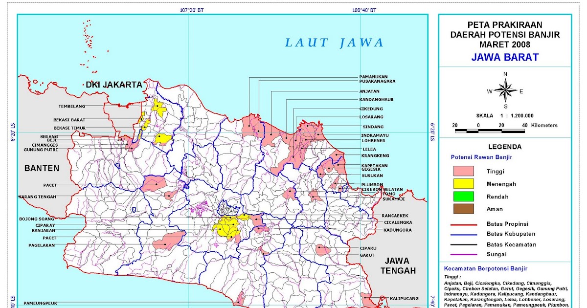  Peta  Jawa  Barat Jabar GAMBAR  PETA  INDONESIA DUNIA 