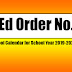 DepEd Order No. 007, series of 2019 - School Calendar for School Year 2019-2020.