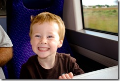 jayden on train