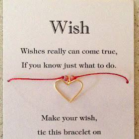 Heart charm wish bracelet by Lisa Yang Jewelry