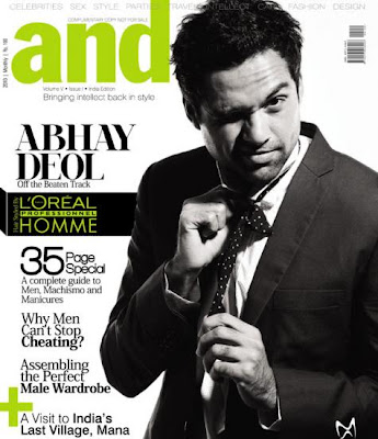 Abhay Deol Magazine Cover Photo 