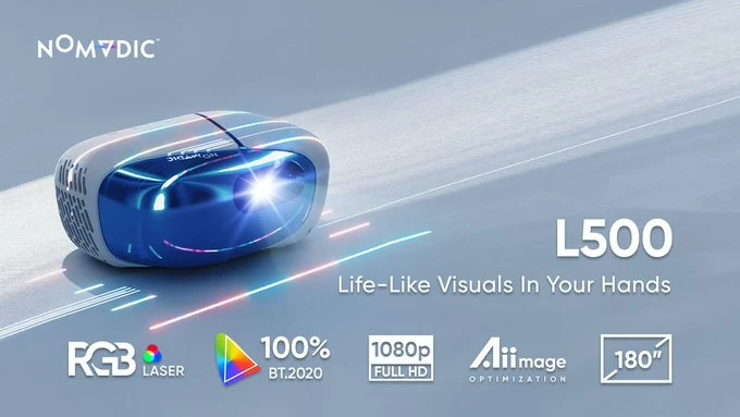 triple laser projector,nomvdic l500 world's smallest triple laser projector,portable projector,smallest projector,laser projector,smallest triple laser projector,best portable projector,triple laser,best projector,brightest laser projector,best laser projector,laser projector tested,smallest laser projector,best triple laser projector,projector,laser projector 4k,nomvdic l500 triple laser projector,laser projector review,laser projector reveiw