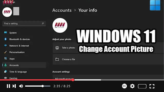 How to Change Account Picture on Windows 11