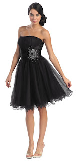 black cheap short tutu prom dress gowns